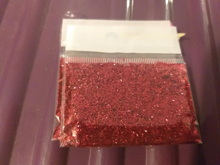 5g Glitter Bag - RED