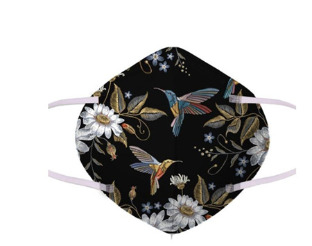 5pk Floral & Hummingbird Disposable Masks - KN95 Standard