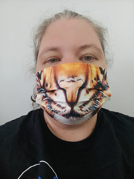 5pk Tiger Disposable Masks