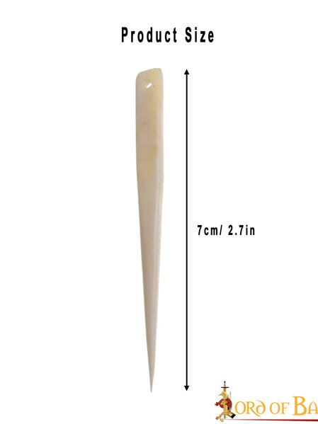 7 cm Bone Needle with Lozenge Cross Section