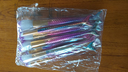 7pc Mermaid Makeup brushes