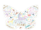 80 Pce Puzzle - Fantasy Butterfly Shaped - Floss & Rock