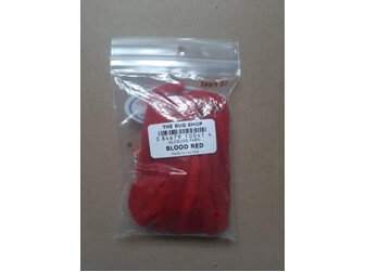 8mm Glo Bug Yarn - Blood Red