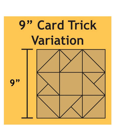 9in Card Trick Large Pack 6 Blocks from Paper Pieces