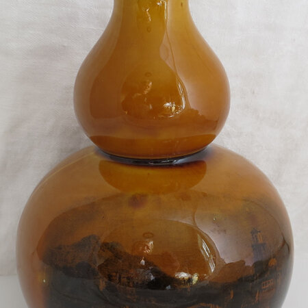 A gourd shaped vase