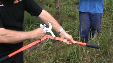 A range of loppers for heavy forestry pruning to light horticultural pruning