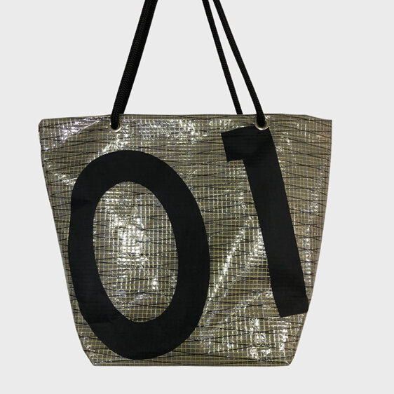 A recycled sailcloth bag, perfect for a special and unique birthday gift