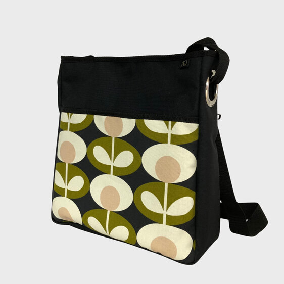 A Scandinavian designer fabric work bag perfect for laptop and documents