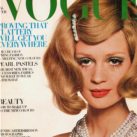 A selection of 1968 UK Vogue magazines