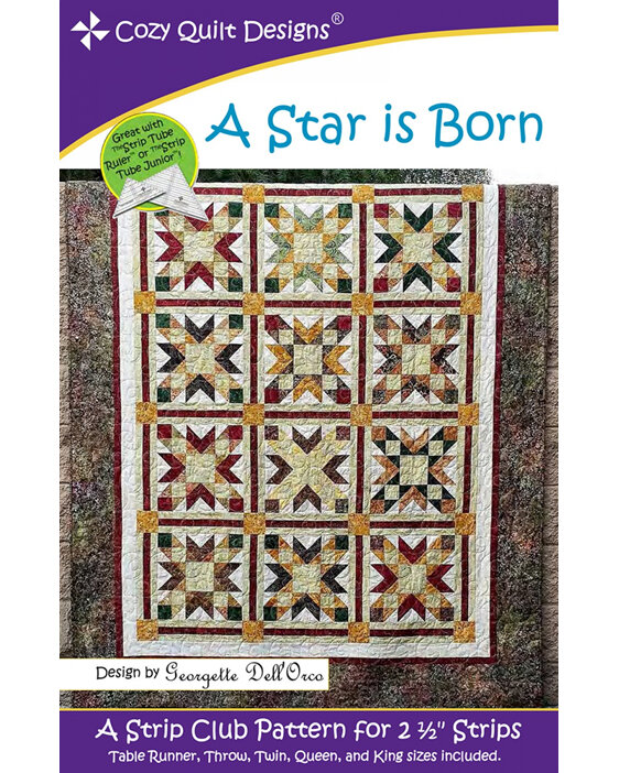 A Star is Born Quilt Pattern from Cozy Quilt Patterns