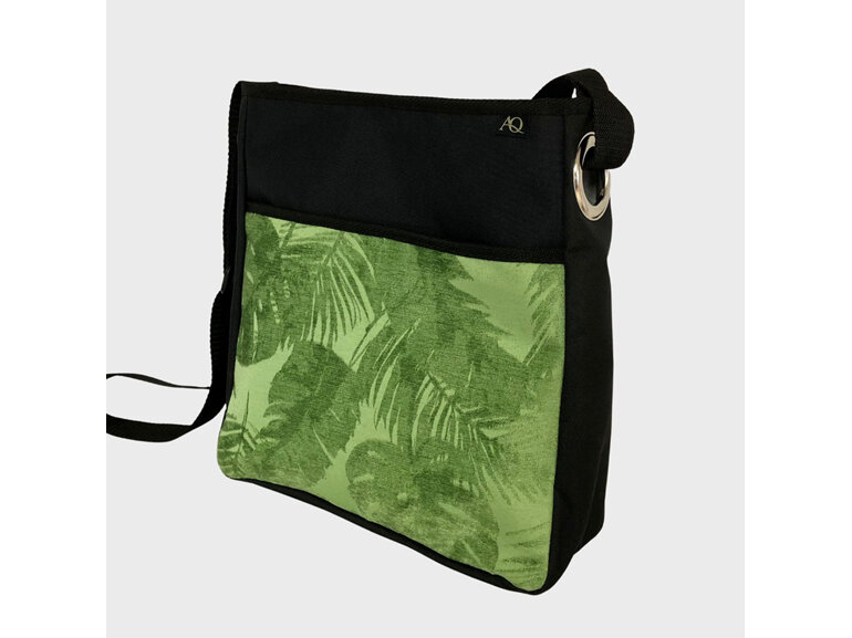 A stunning green textured fabric laptop bag.  Durable and made in NZ.