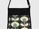 A stylish Orla Kiely fabric handbag with multiple pockets to keep you organised.