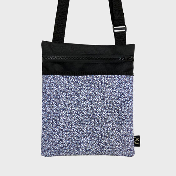A walking crossbody bag, colourful and convenient. Made in NZ
