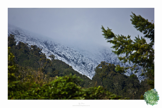 A4 Art Print, Mountain, Snow, NZ Weather, Winter, NZ, NZ Art, Wall Art