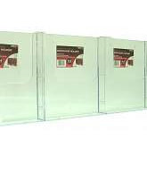 A4 Brochure Holder 39540 Wall Mounting (Flat Back)