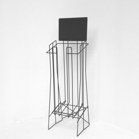 A4 Wire Stand Extra Deep Landscape, top support wire