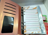 A6 Glitter Notebook Binder Budget Planner Journal Organiser