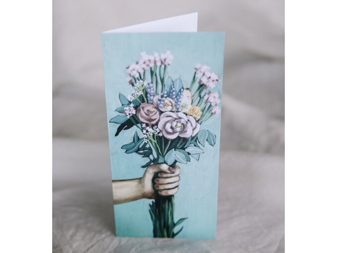 Abbey Merson Posy 16 Lovely Bunch Card