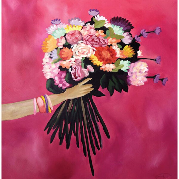 Abbey Merson - Rainbow Blooms Card