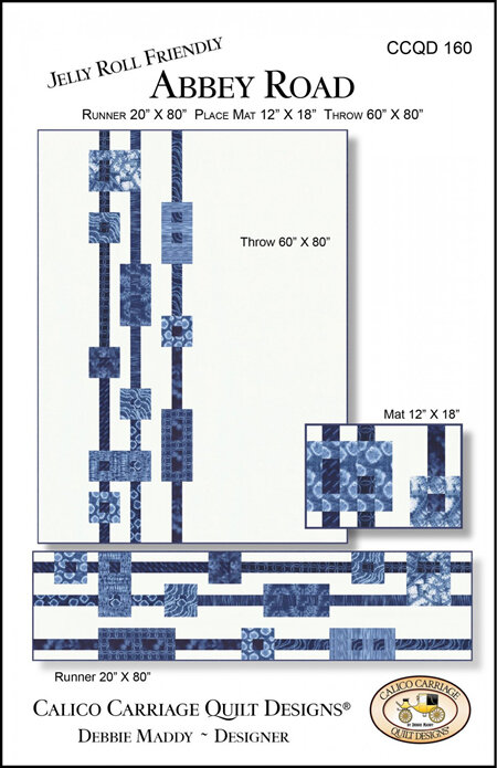 Abbey Road Quilt Pattern by Calico Carriage by Debbie Maddy