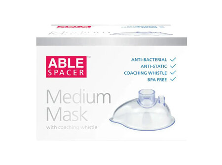 Able Spacer Anti Bact W/ Med Mask