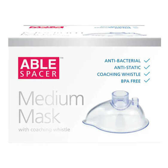 Able Spacer Anti Bact W/ Med Mask