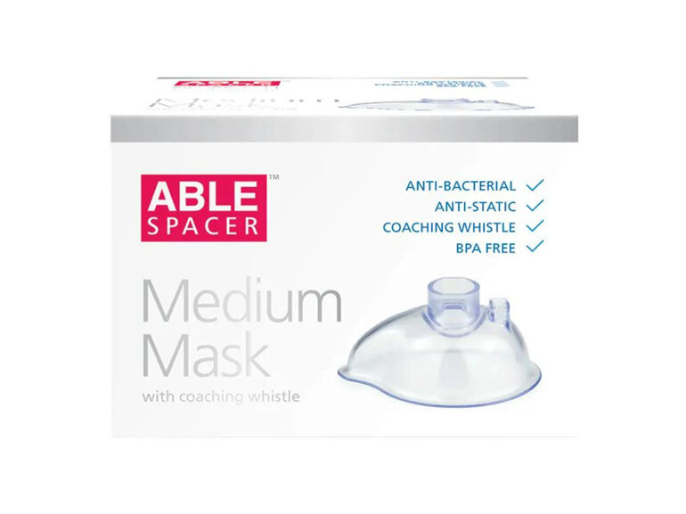 Able Spacer Anti Bact W/ Med Mask