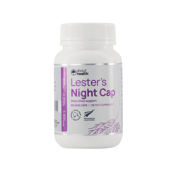 ABOUT HEALTH Lester's Night Cap 90 Capsules