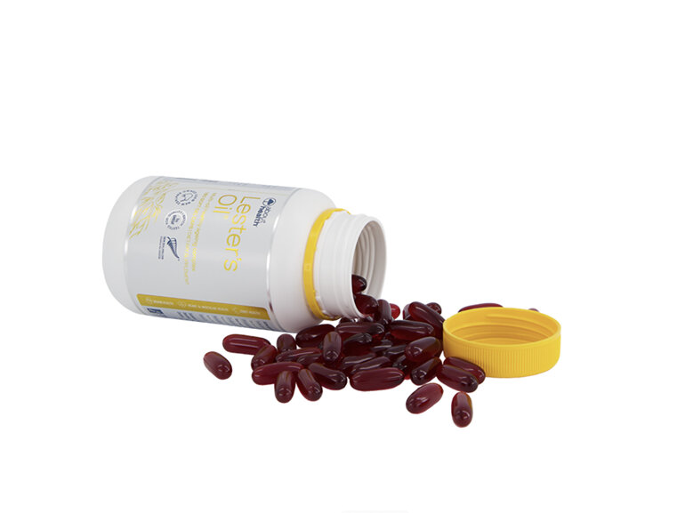 ABOUT HEALTH Lester's Oil 180 Capsules