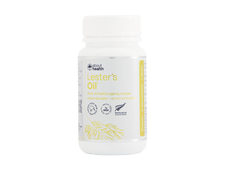 ABOUT HEALTH Lester's Oil 60 Capsules