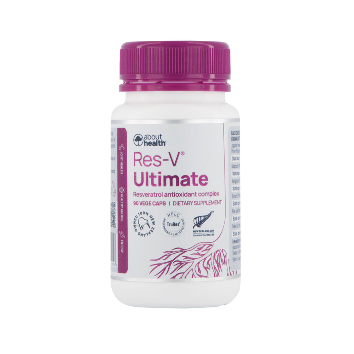 ABOUT HEALTH Res-V Ultimate 90 Capsules