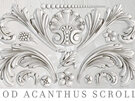 Acanthus Scroll IOD Decor Mould