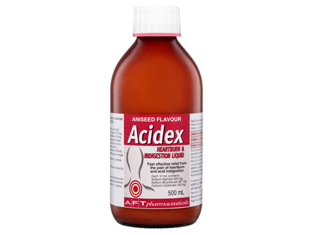 Acidex® Heartburn & Indigestion Liquid Aniseed Flavour 500mL