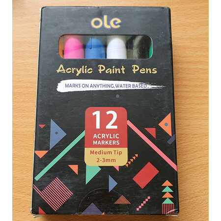 Acrylic Paint Markers - Medium Set of 12