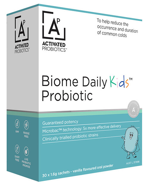 Activated Probiotics Biome Daily Kids Probiotic 30 Sachets