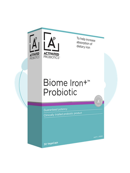 Activated Probiotics Biome Iron+ Probiotic 30 Capsules