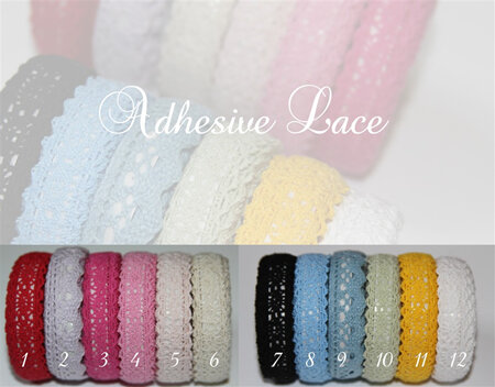 Adhesive Lace - 1.7cm x 2.5m