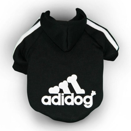 Adidog Hoodie  - Black Small Dogs