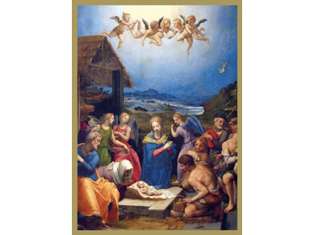 Adoration of the Shepherds 8 Cards with Envelopes by Museums & Galleries