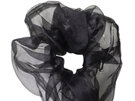 Adorn by Mae Elastic Scrunchie Extra Large Organza Black