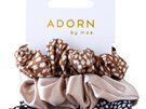 Adorn by Mae Elastic Scrunchies Seaspray Set of 3
