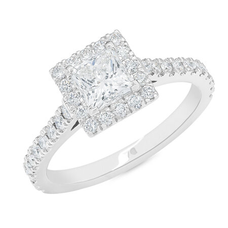 Skylar 10ct Princess Cut Diamond Ring