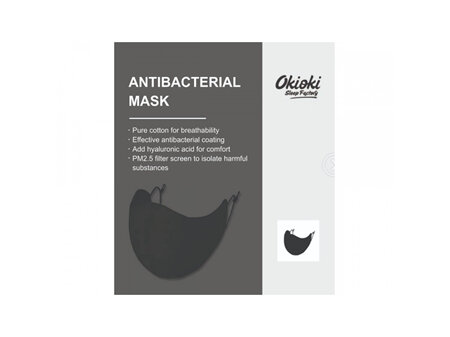Adult Reusable Fabric Mask Black Single