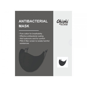 Adult Reusable Fabric Mask Black Single