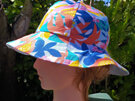 Adult Small Sun Hat - Colourful Floral