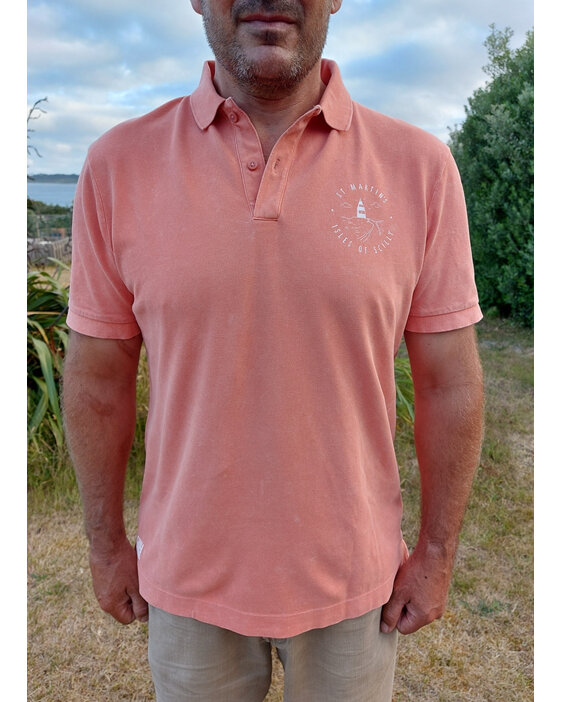 Adult 'St Martins' Polo - Aged Rose Clay