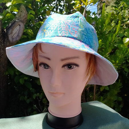 Adult X-Small Sun Hat - Batik
