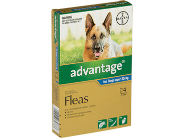 Advantage® Flea Treatment for Dogs over 25kg, 4 or 6 pack