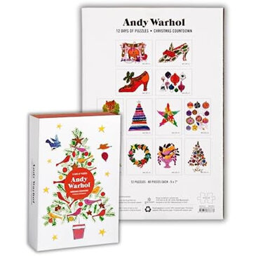 Advent calendar - Andy Warhol 12 days of Christmas - Christmas countdown