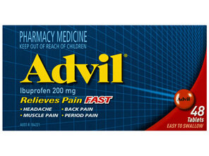 Advil 200mg Tablets 48s